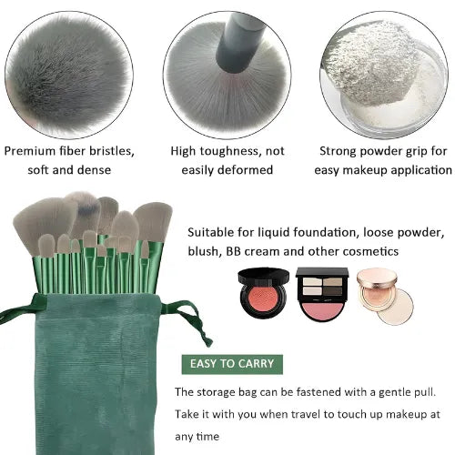 Professional Makeup Brush Set for Face - Complete Tools for Flawless Application