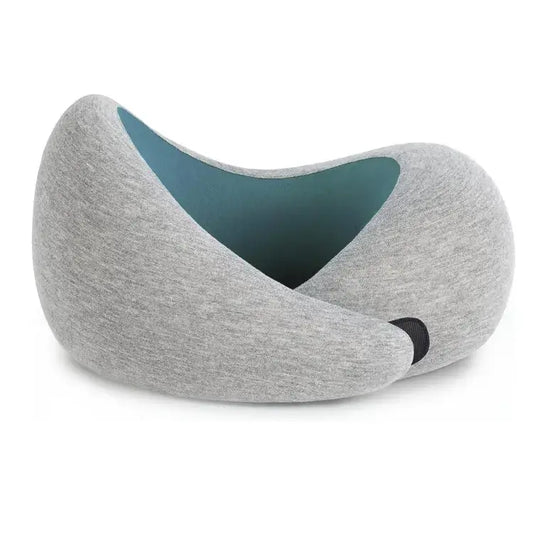 Travel pillow for  airplane with washable cover, featuring 360-degree pure memory foam design for ultimate comfort and support
